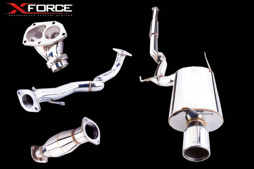 XForce 3" Stainless Steel Exhaust Systems Mitsubishi Lancer EVO 7,8,9