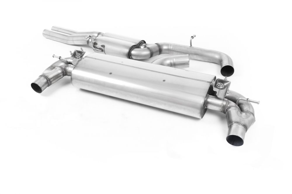 MILLTEK 76mm CAT-BACK EXHAUST SYSTEMS AUDI RS3 8.5V FACELIFT SEDAN & SPORTBACK 2017+