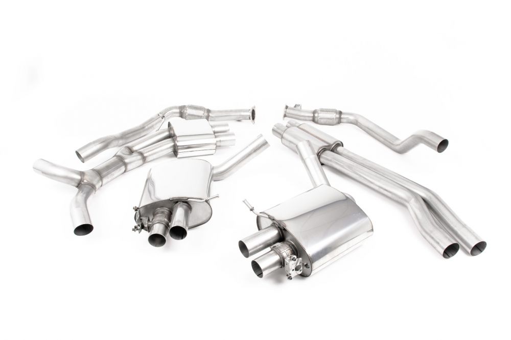 MILLTEK CAT-BACK EXHAUST SYSTEMS AUDI RS5 SPORTBACK B9 2018+